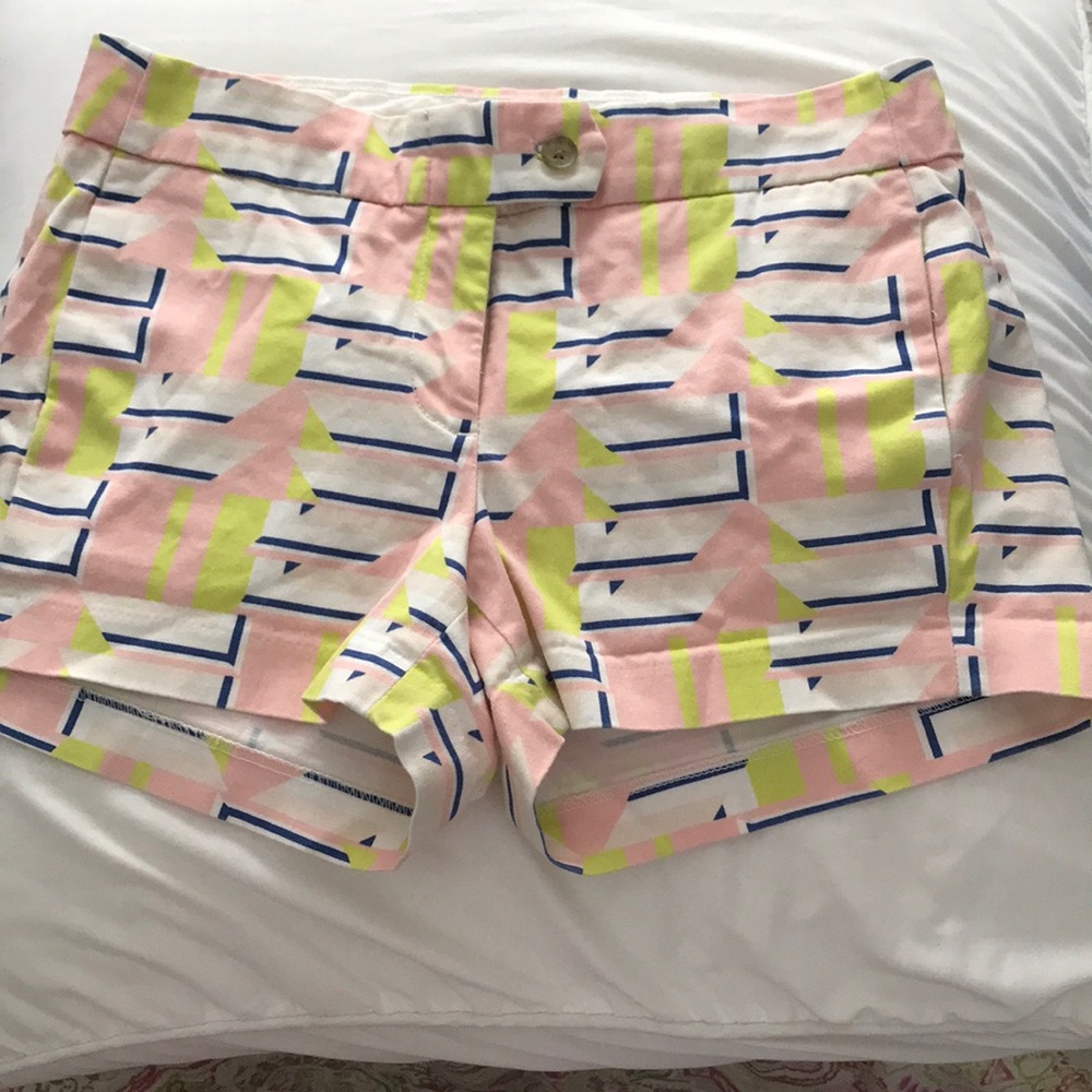 J crew geometric shorts